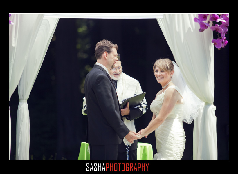 mountain terrace wedding ceremony