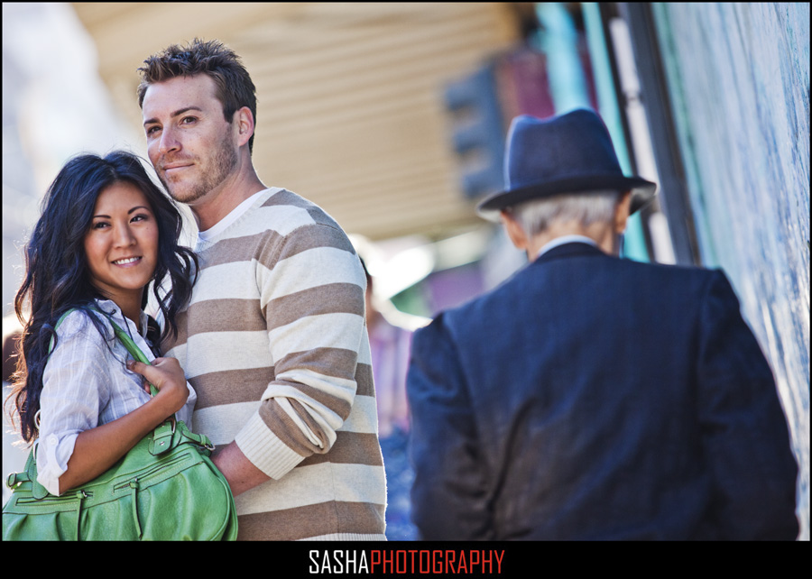 chinatown san francisco engagement session