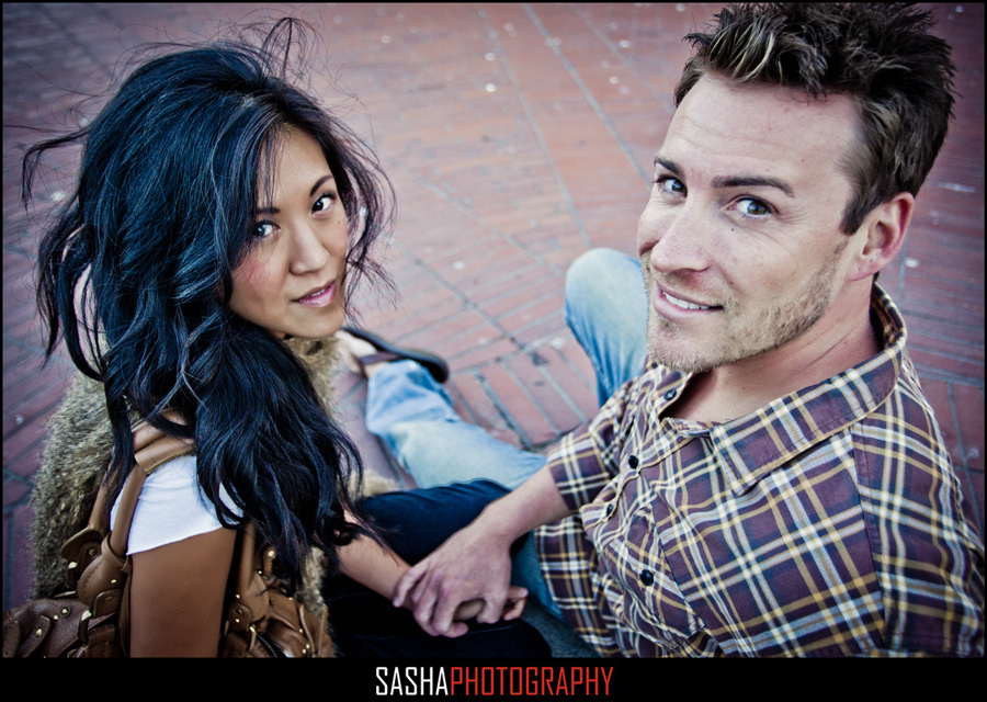 san francisco engagement session financial district embarcadero