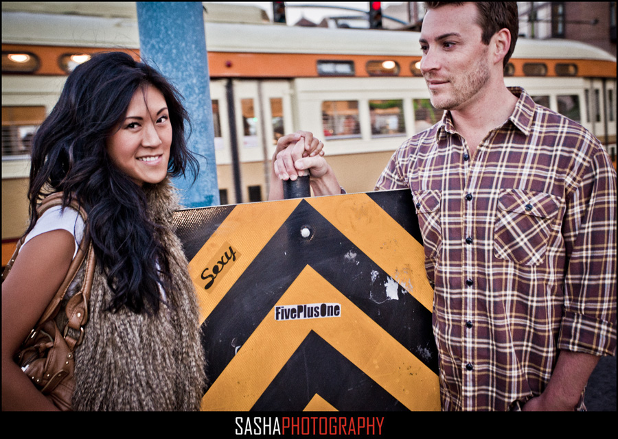 san francisco engagement session financial district embarcadero