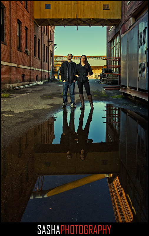 urban engagement session photo
