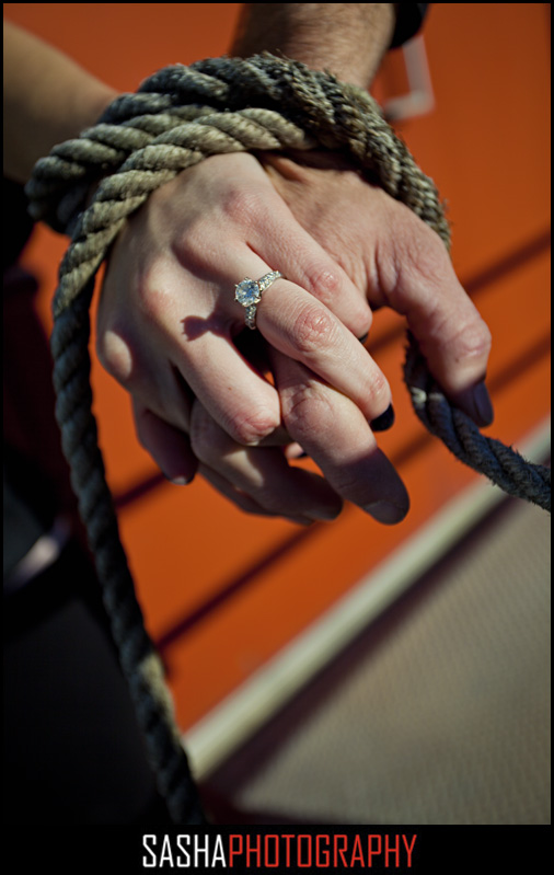 urban engagement session photo