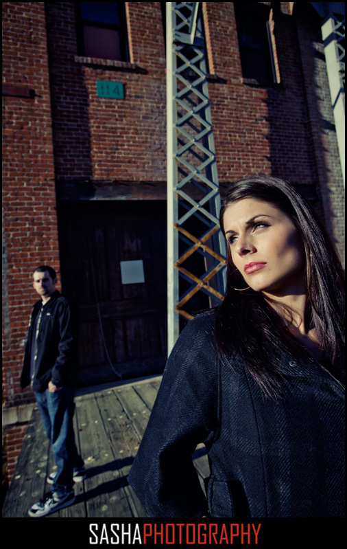 urban engagement session photo