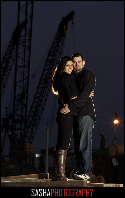 urban engagement session photo