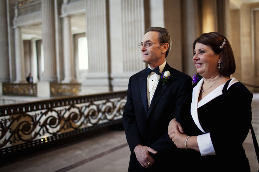 san francisco city hall wedding photo