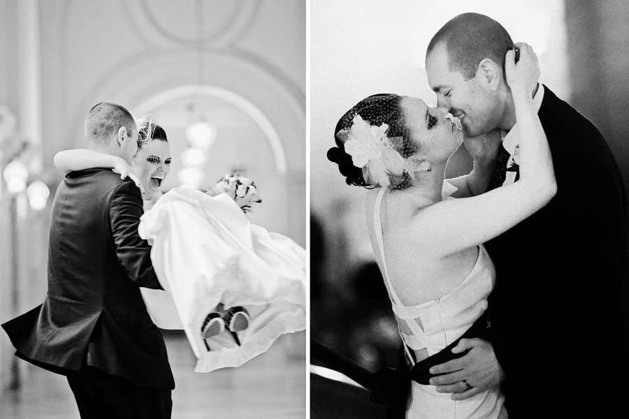 san francisco city hall wedding photo