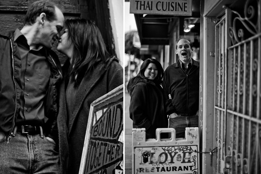haight street engagement session