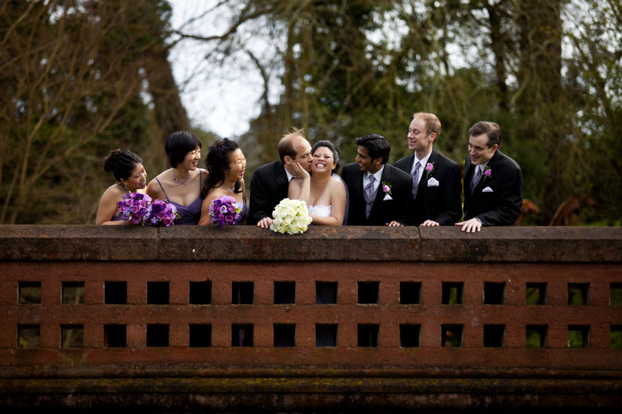 golden gate park wedding photo