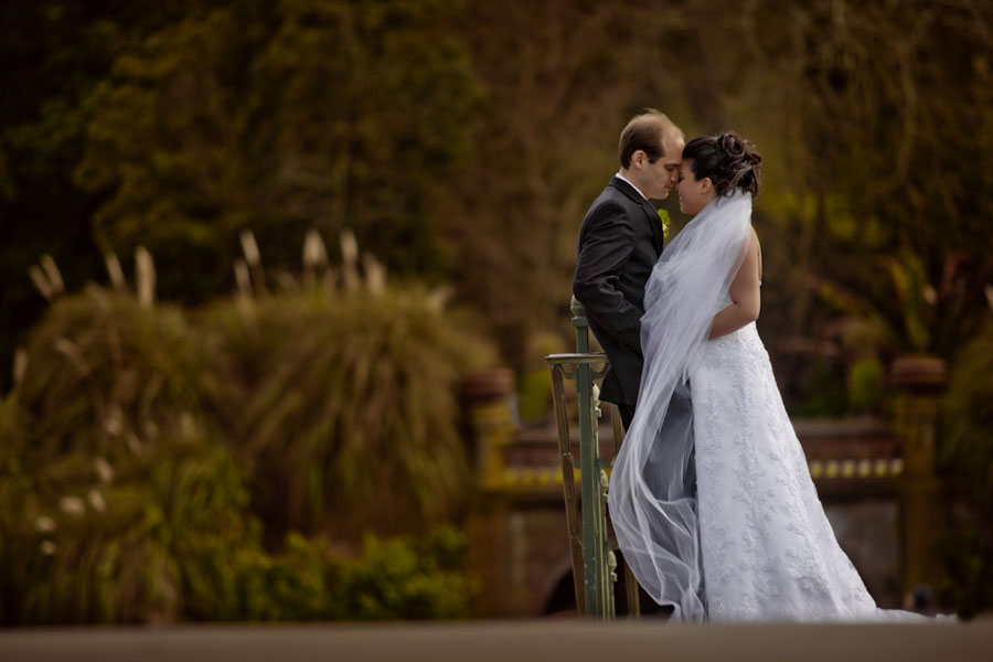 golden gate park wedding photo