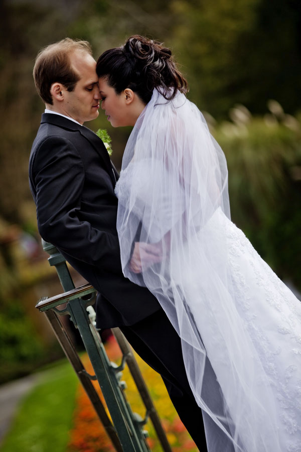 golden gate park wedding photo