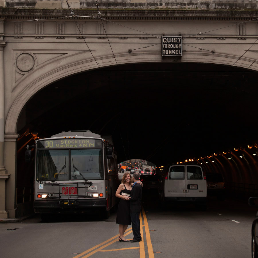san francisco engagement session photo