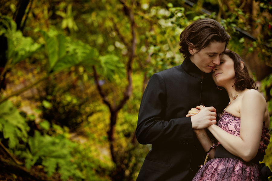 golden gate park engagement session