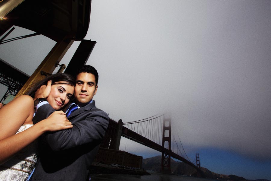golden gate bridge wedding