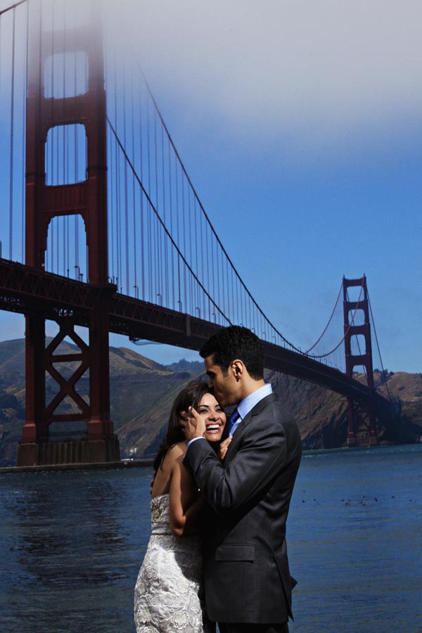 golden gate bridge wedding