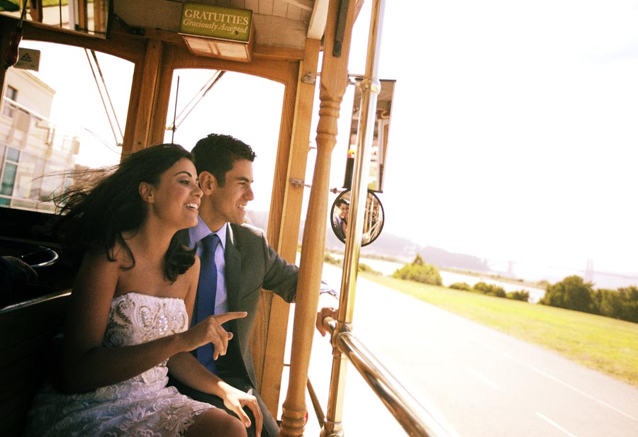 san francisco cable car wedding