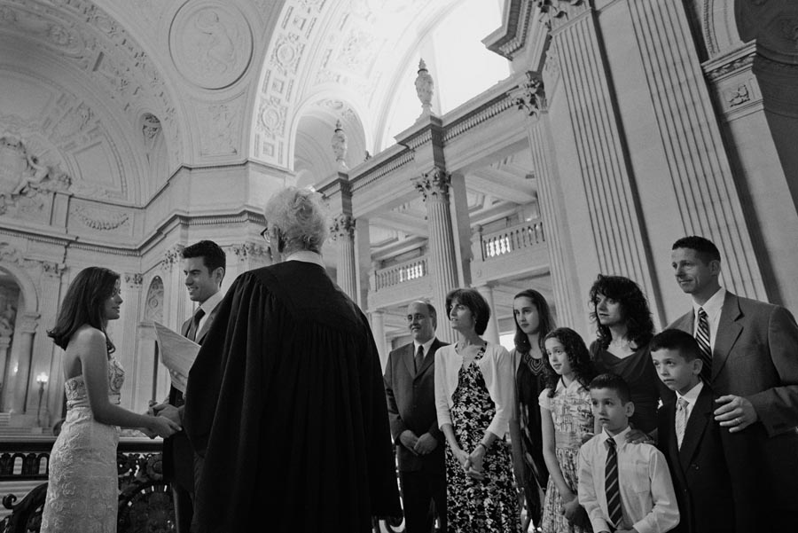 sf city hall wedding photo