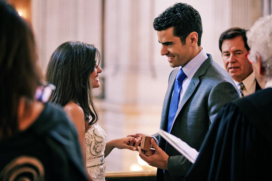 sf city hall wedding photo