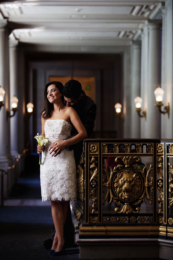 sf city hall wedding photo