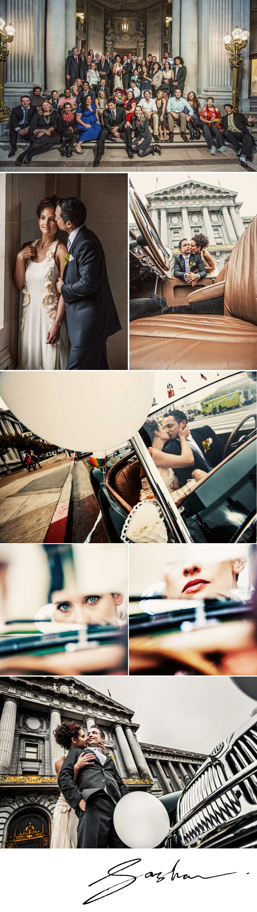 san francisco city hall wedding pictures