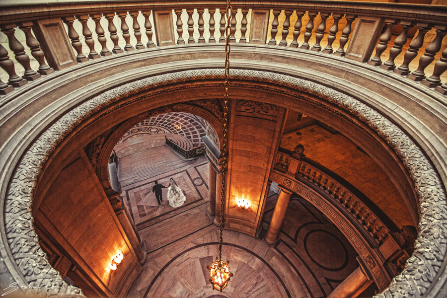 san francisco city hall wedding rotunda
